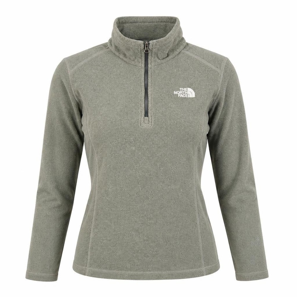 North Face 1/4 Zip Women S Gray Glacier Fleece Pullover Gorpcore Hiking Outdoor